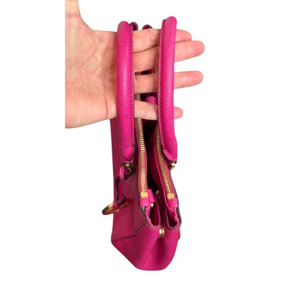 Michael Kors Sutton Medium Satchel in Rasberry Pink - Picture 14 of 16